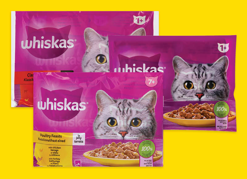 Kačių ėdalui WHISKAS