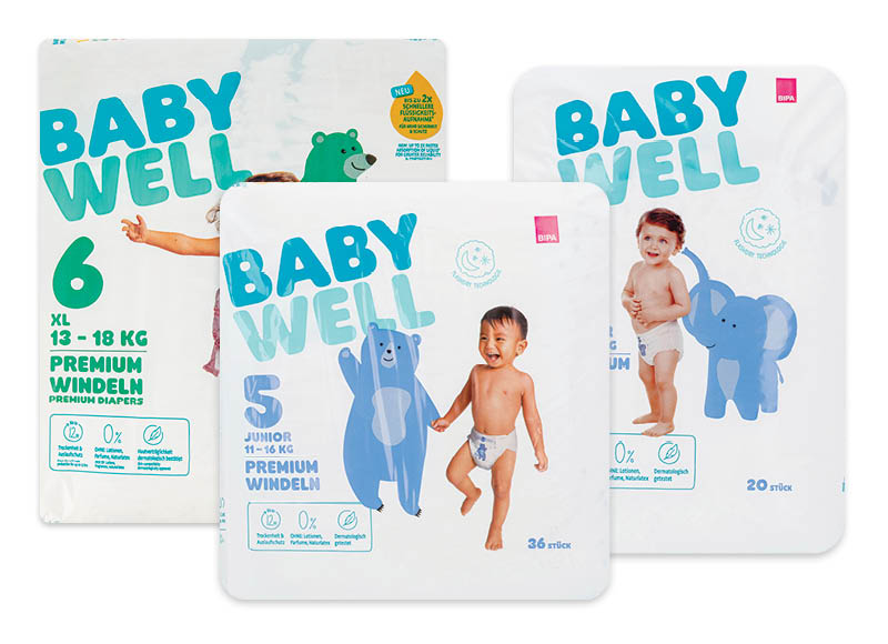 Sauskelnėms BABY WELL