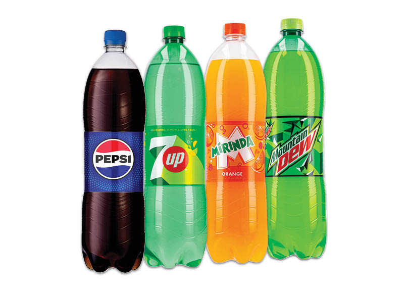 Gazuotas gėrimas PEPSI, 7UP, MIRINDA, MOUNTAIN DEW