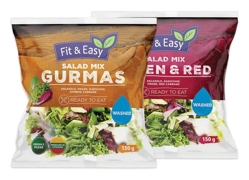 Plautiems salotų mišiniams FIT & EASY