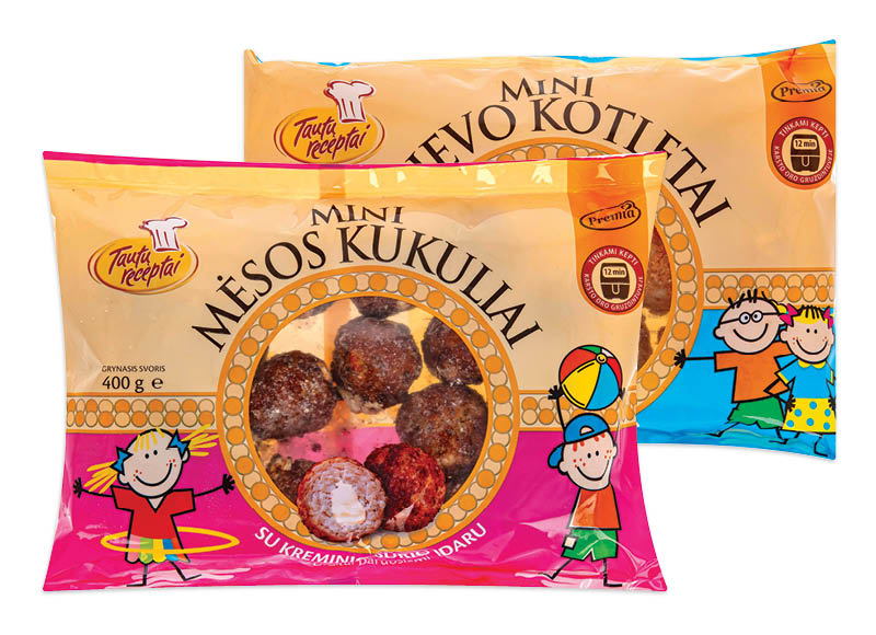 Šaldytai produkcijai TAUTŲ RECEPTAI mini KIJEVO kotletams ir mėsos kukuliams