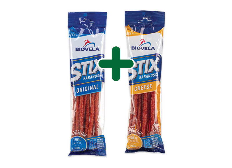 Karštai rūkytos dešrelės BIOVELA STIX