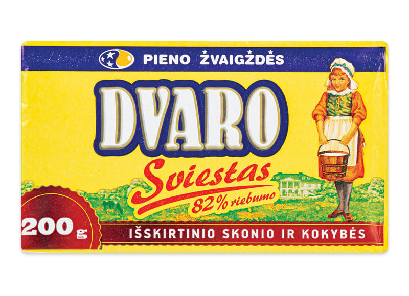 Saldžios grietinėlės sviestas DVARO