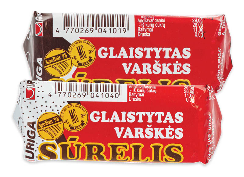 Glaistytas varškės sūrelis URIGA