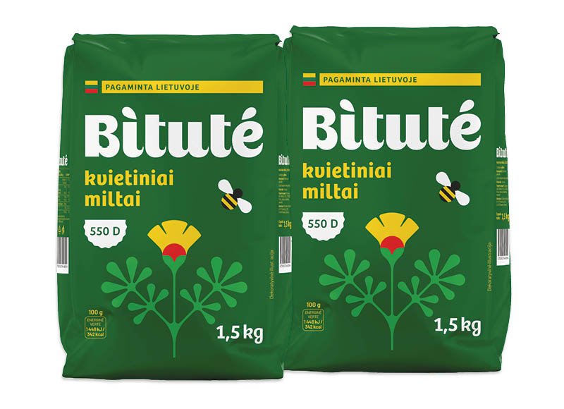BITUTĖ kvietiniai miltai 550D