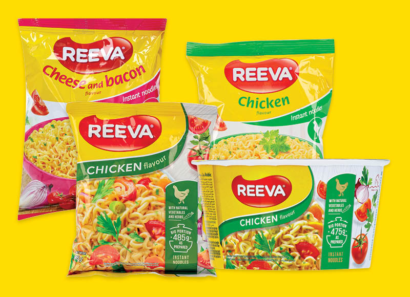 Greitai paruošiamiems makaronams REEVA