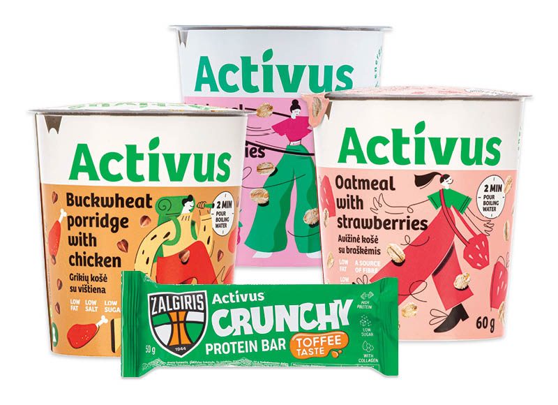 Košėms, batonėliams ACTIVUS