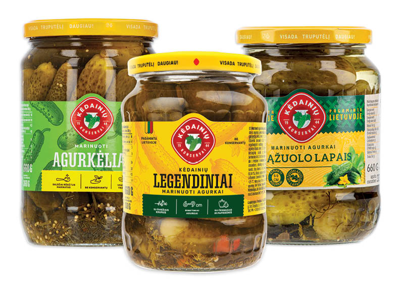 Marinuotiems KĖDAINIŲ agurkams