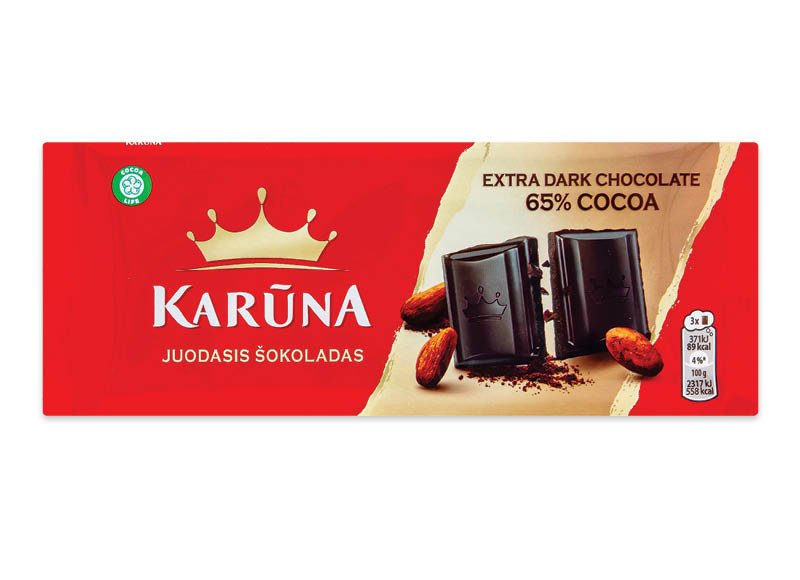 Šokolado plytelė KARŪNA