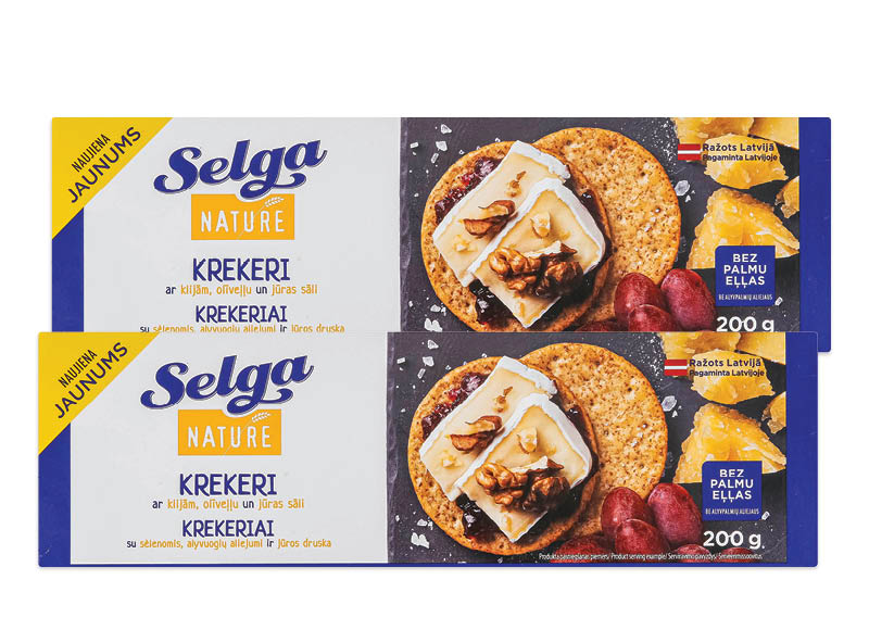 Krekeriai SELGA NATURE