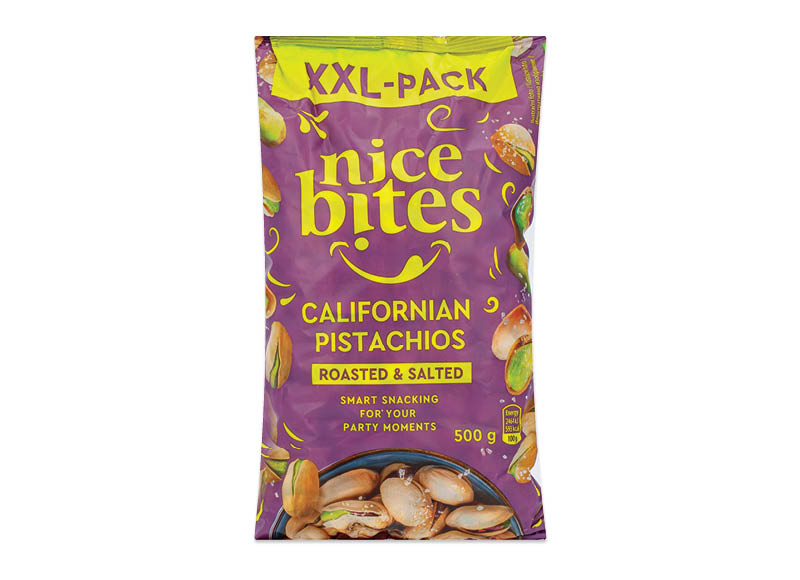 NICE BITES kepintos sūdytos pistacijos