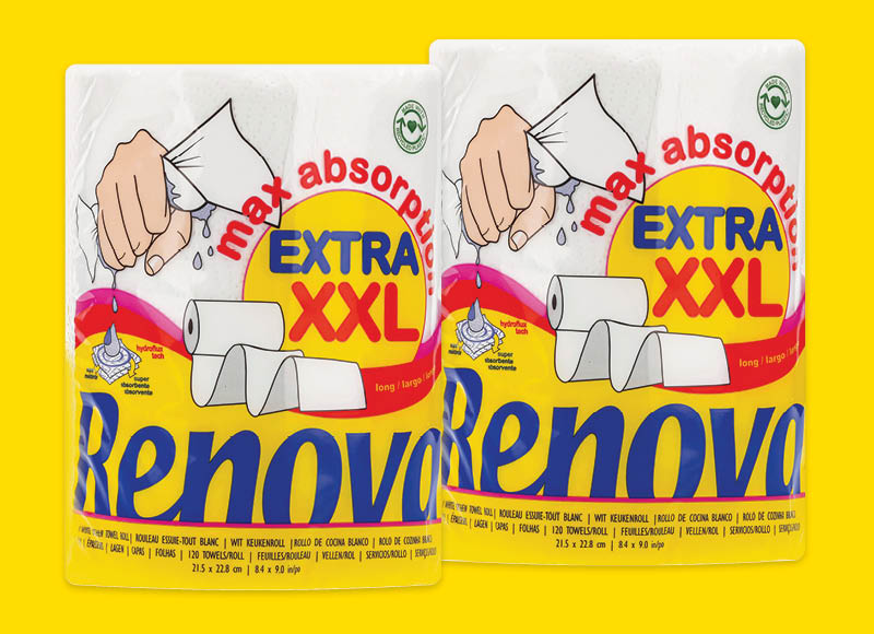 Popieriniai rankšluosčiai RENOVA EXTRA XXL