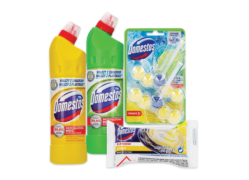Tualetų valikliams DOMESTOS