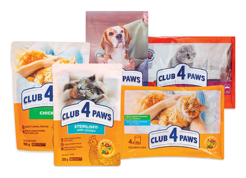 Šunų ir kačių ėdalui CLUB 4 PAWS