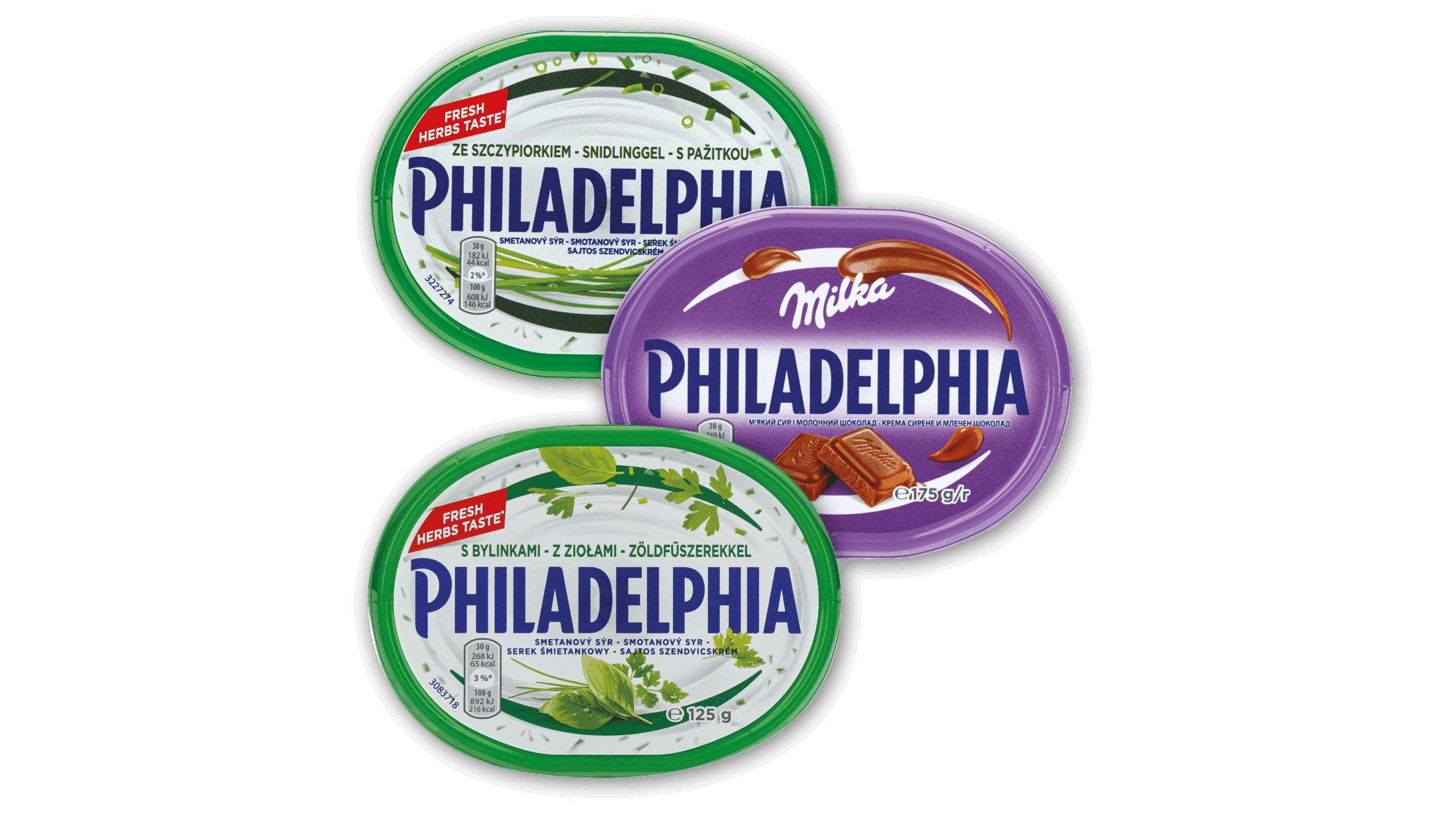 Tepamiesiems sūriams PHILADELPHIA