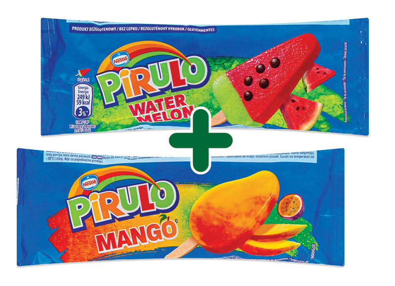 Vaisiniai ledai ant pagaliuko PIRULO