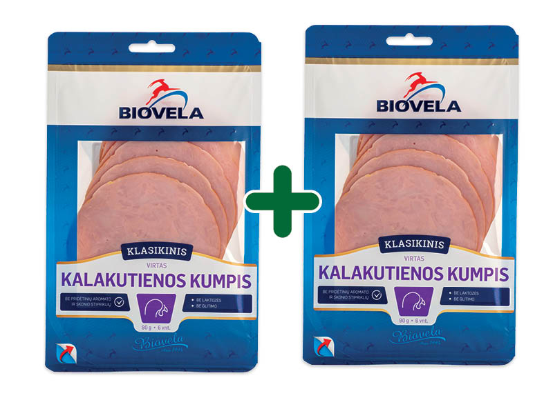 Virtas kalakutienos kumpis griežinėliais