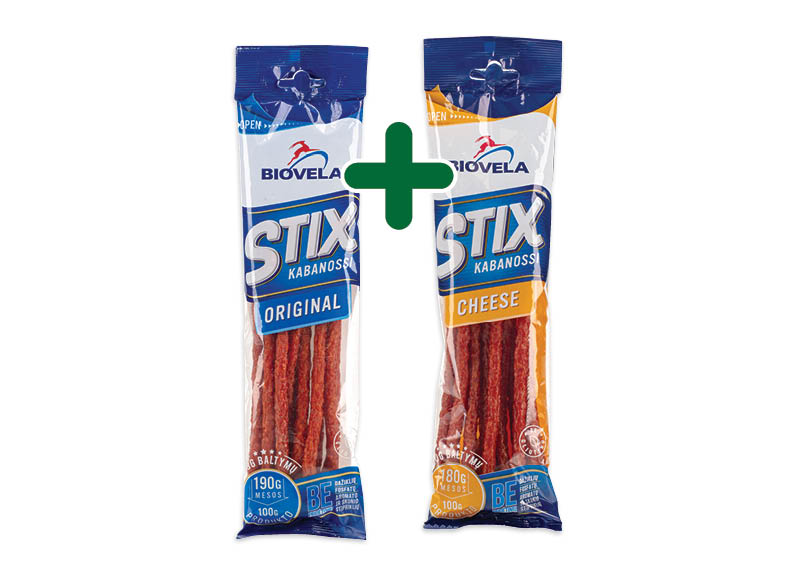 Karštai rūkytos dešrelės BIOVELA STIX