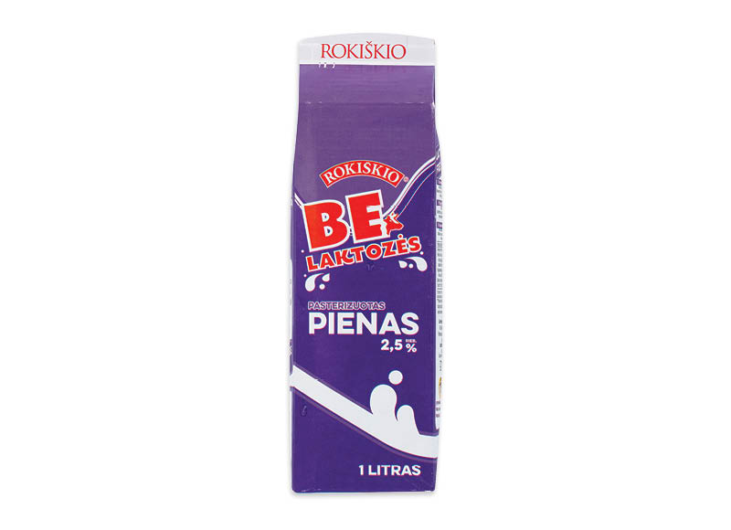 Pienas be laktozės ROKIŠKIO