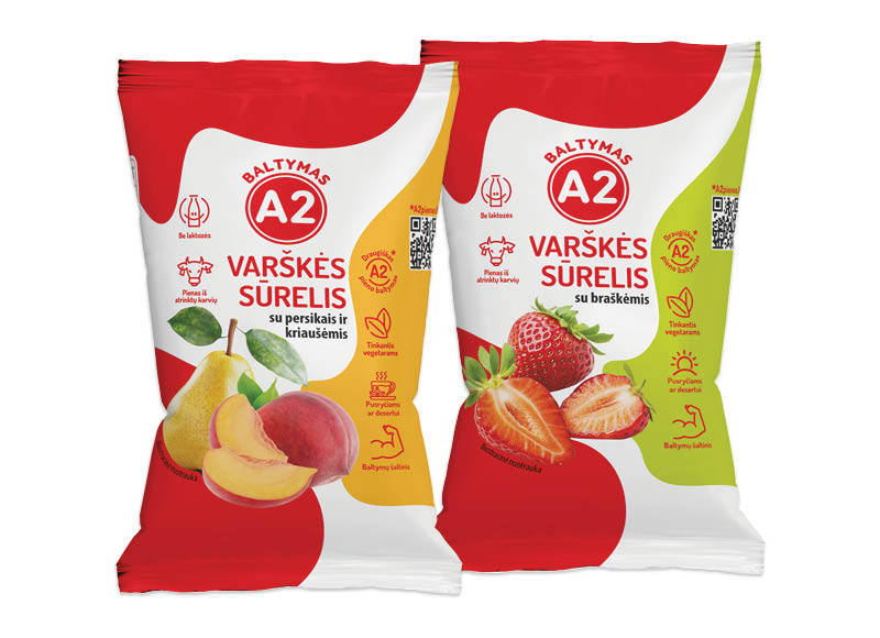 Varškės sūrelis iš A2 pieno