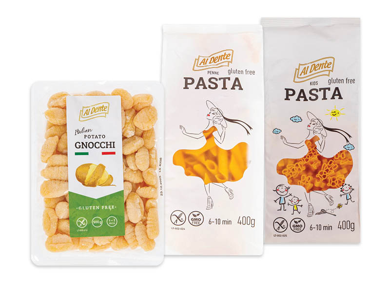 Makaronams, bulvių virtiniams AL DENTE