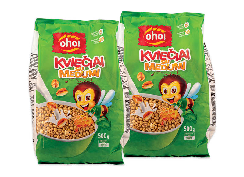 Sausi pusryčiai kviečiai su medumi OHO!