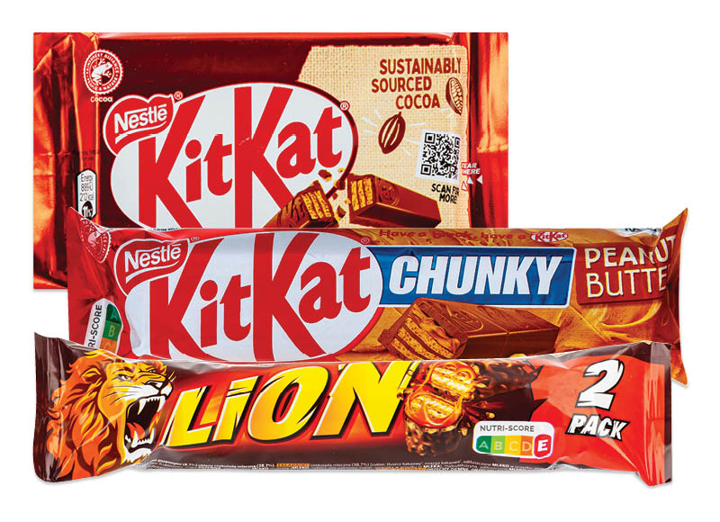 Šokoladinis batonėlis KIT KAT ar LION