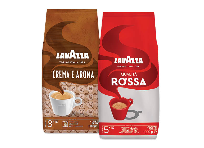 Kavos pupelės LAVAZZA CREMA E AROMA, QUALITA ROSSA