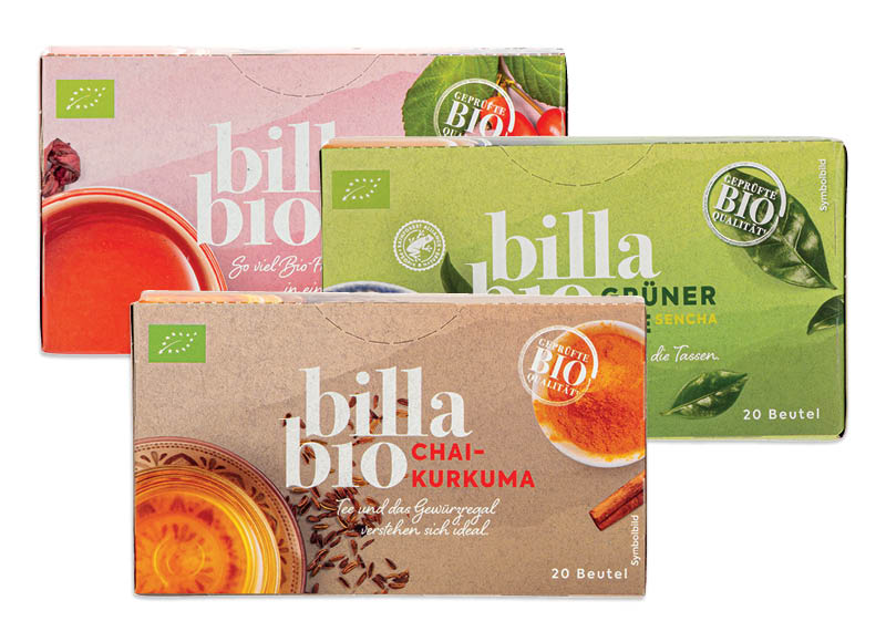 BILLA BIO arbata