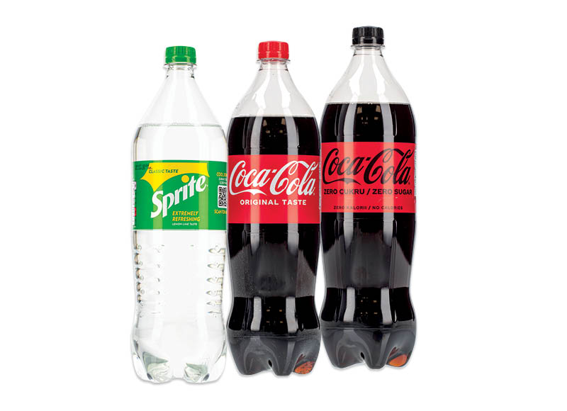 Gazuotas gėrimas COCA-COLA, FANTA, SPRITE