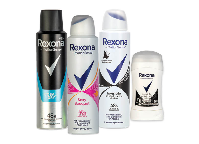 Dezodorantams REXONA