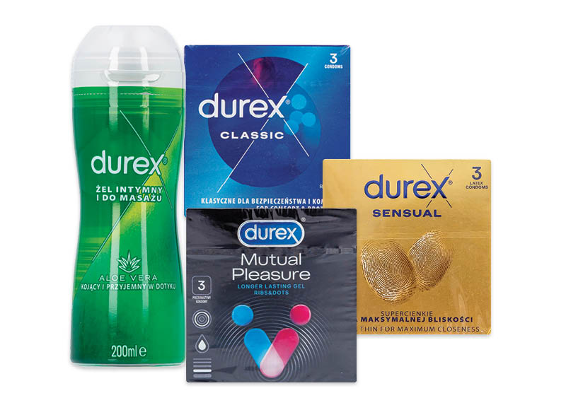 Prezervatyvams ir lubrikantams DUREX