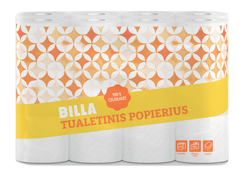 BILLA tualetinis popierius