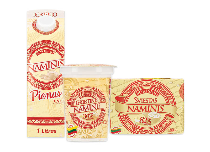 Pieno produktams ROKIŠKIO NAMINIS
