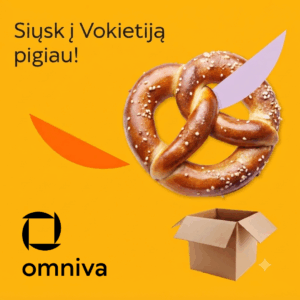 -10% siuntimui į Vokietiją paštomatu
