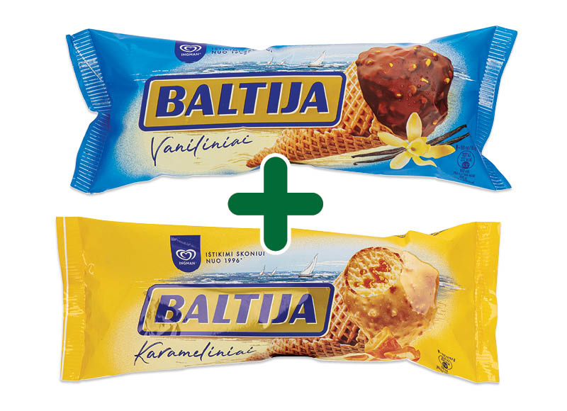Ledai vafliniame ragelyje BALTIJA