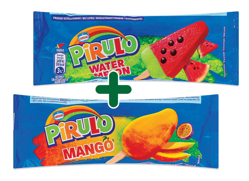 Vaisiniai ledai ant pagaliuko PIRULO
