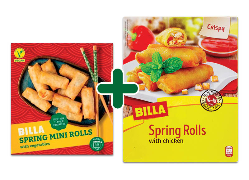 BILLA šaldyti SPRING ROLLS