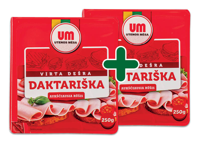 Virta UTENOS DAKTARIŠKA dešra griežinėliais
