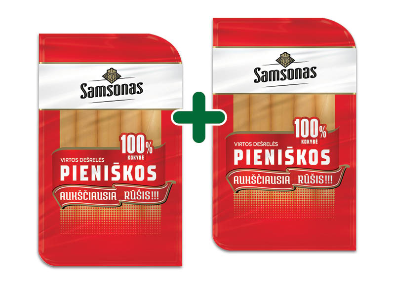 Virtos PIENIŠKOS SAMSONO dešrelės