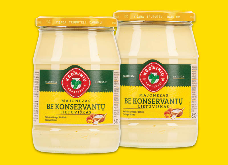 Majonezas be konservantų KĖDAINIŲ LIETUVIŠKAS