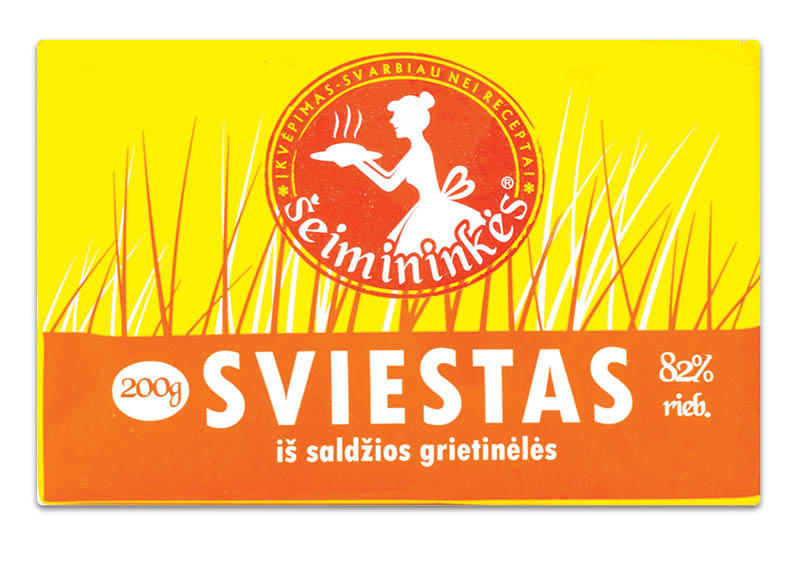ŠEIMININKĖS saldžios grietinėlės sviestas