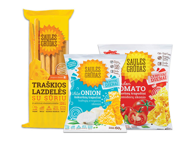 Produkcijai SAULĖS GRŪDAS