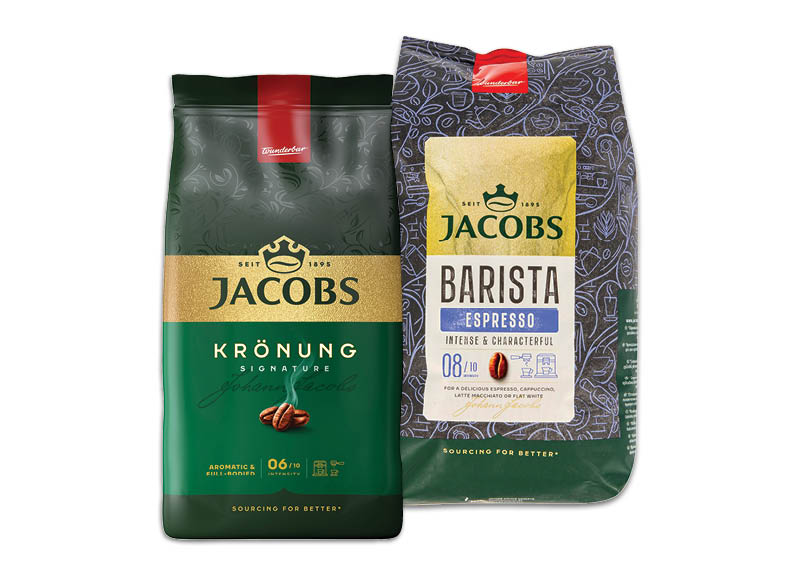Kavos pupelės JACOBS CREMA, KRONUNG