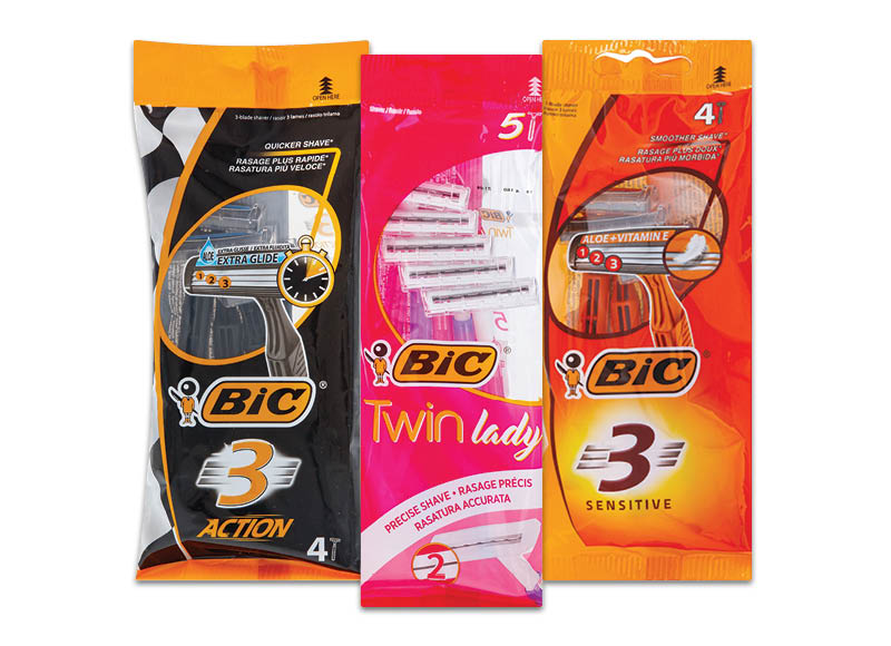 Skutimosi priemonėms BIC