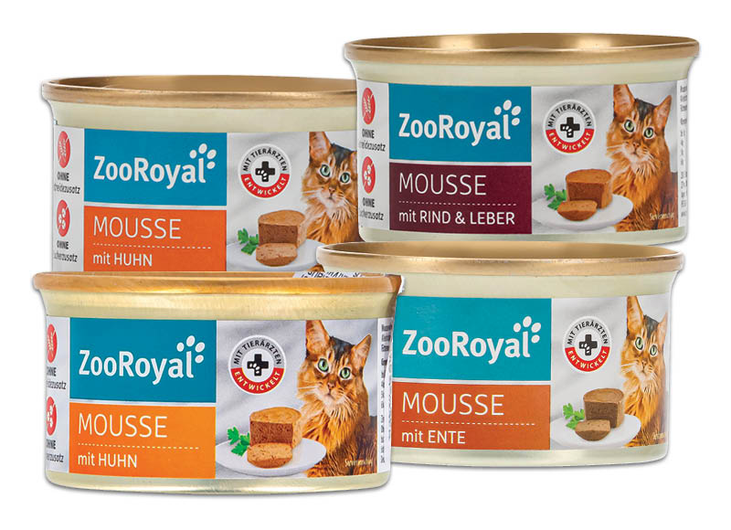 ZOOROYAL kačių ėdalas MOUSSE