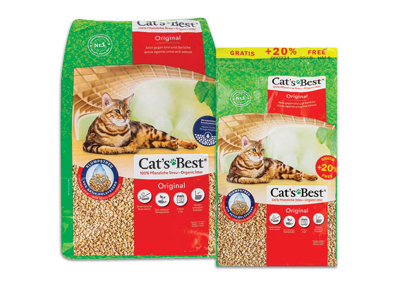 Sušokančiam pjuvenų kraikui CAT’S BEST