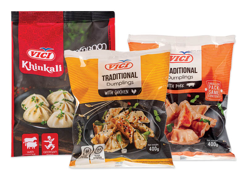 Šaldytiems VIČI koldūnams GYOZA ir TRADITIONAL