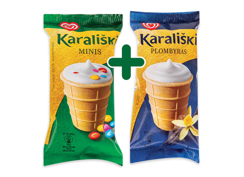 Ledai vafliniame puodelyje KARALIŠKI