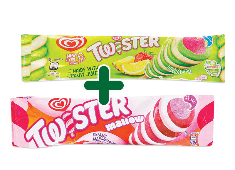 Ledai ant pagaliuko TWISTER